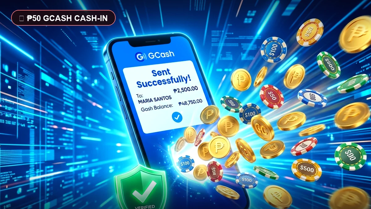 Color Game GCash Cash-In: ₱50 Minimum Entry & Instant Cashouts