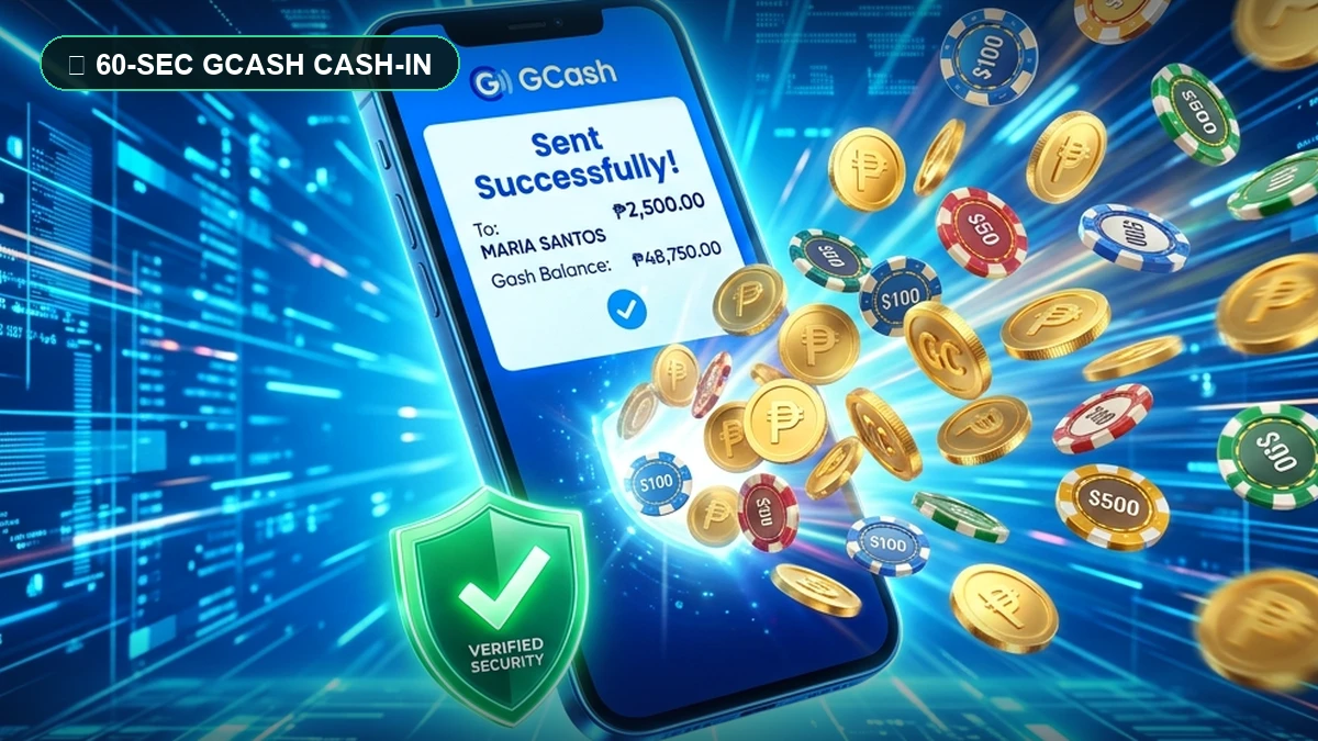 GCash Casino Instant Deposit: 60-Second Cash-In Walkthrough