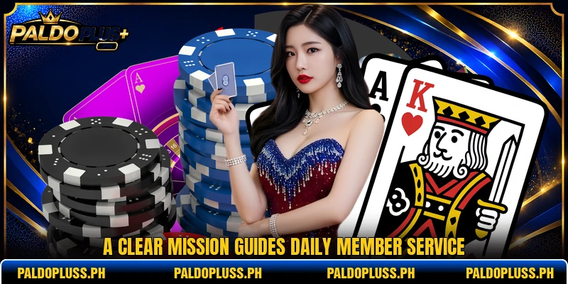 A clear mission guides daily member service A clear mission guides daily member service