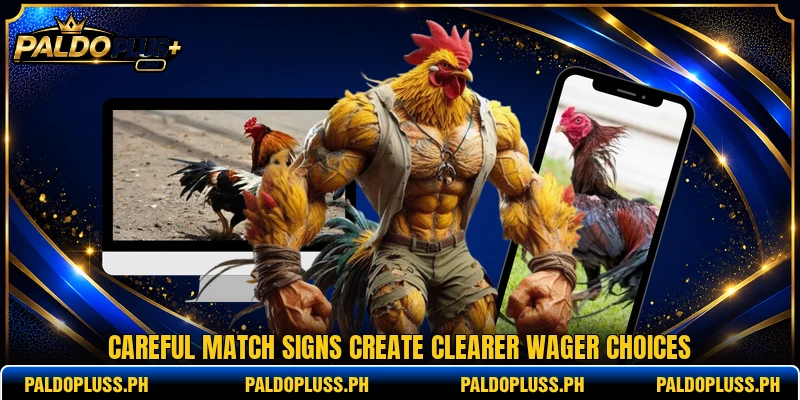 Careful match signs create clearer wager choices Careful match signs create clearer wager choices