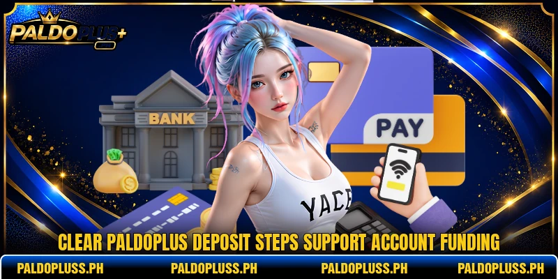 Clear PALDOPLUS deposit steps support account funding Clear PALDOPLUS deposit steps support account funding