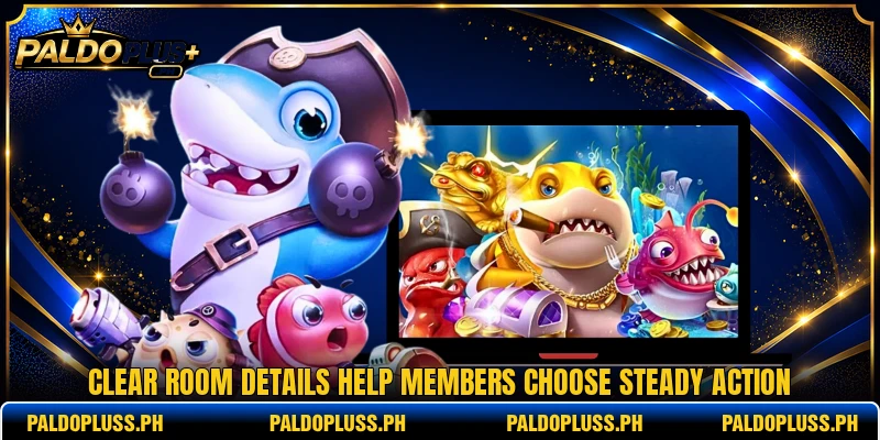Clear room details help members choose steady action