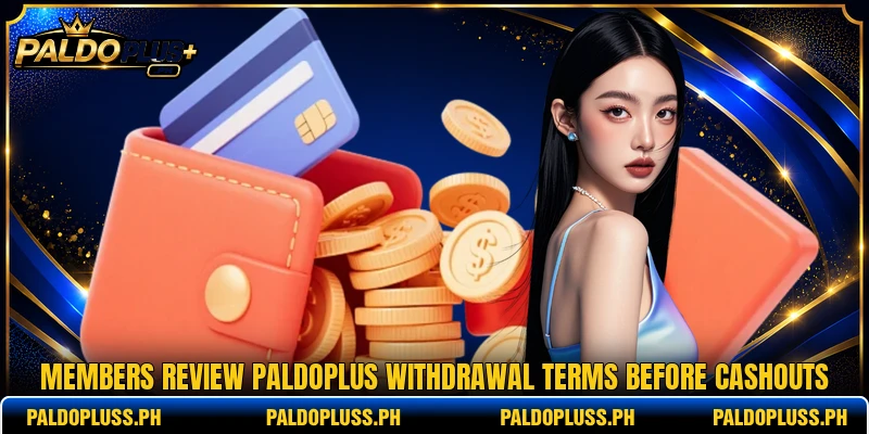 Members review PALDOPLUS withdrawal terms before cashouts