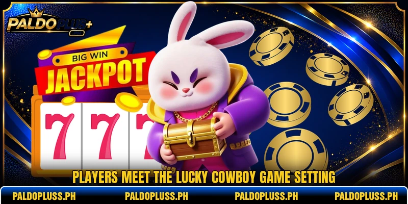 Players meet the Lucky Cowboy game setting Players meet the Lucky Cowboy game setting