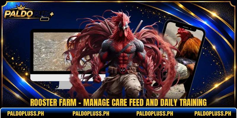 Rooster Farm - Manage Care Feed And Daily Training